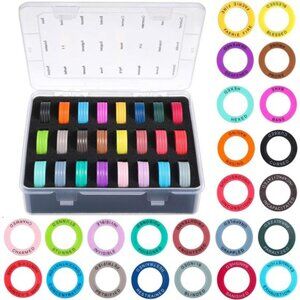 Upgraded DND Miniatures Condition Rings - 96 D&D Status Effect Markers in 24